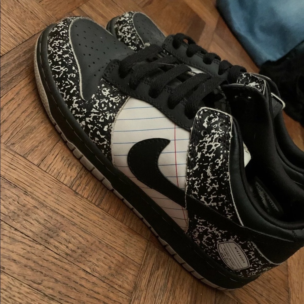 Nike dunk ‘Composition notebook’ size 6Y